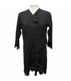 ヒロコビス HIROKO BIS ワンピース セットアップ ノースリーブ カーディガン 長袖 13AB 黒 ブラック RLPJI-11260 ■IBO90