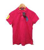 ポロ ラルフローレン POLO RALPH LAUREN タグ付き ポロシャツ 半袖 ビッグポニー ロゴ刺繍 M ピンク