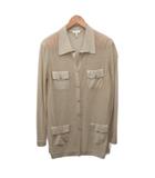 エスカーダ ESCADA カーディガン ジャケット チェニック ロング シアー ゴールドカラー 40