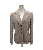 ジュンアシダ jun ashida テーラードジャケット ブレザー 3B ベージュ 9