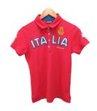 ゴルフウェア ポロシャツ 半袖 ロゴ刺繍 M ピンク KG462SS61