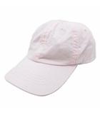 ポロ ラルフローレン POLO RALPH LAUREN キャップ 帽子 ロゴ刺繍 ポニー刺繍 女の子 52cm ライトピンク