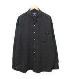 ラファイエット Lafayette SEERSUCKER STRIPE BIG SHIRT シャツ 長袖 オーバーサイズ XL ダークグレー LS240201