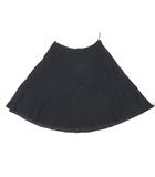 プラダ PRADA フレアスカート ミニスカート ミニ丈 レーヨン 36 黒 ブラック P145CX ■IBO91