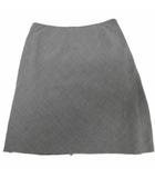 プラダ PRADA フレアスカート タイトスカート ひざ丈 ウール 40 グレー ■IBO91