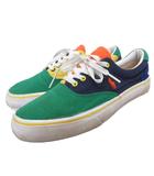 ポロ ラルフローレン POLO RALPH LAUREN スニーカー シューズ ローカット 靴 ポニー刺繍 41 紺  ネイビー 緑 グリーン 白 ホワイト ■IBO91