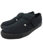 コムデギャルソンオムプリュス COMME des GARCONS HOMME PLUS タグ付き ローファー スリッポン スニーカー ローカット シューズ 靴 25cm 黒 ブラック PZ-K105-001-1-2 ■IBO91