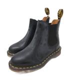 ドクターマーチン DR.MARTENS タグ付き 2976 CHELSEA BOOT BLACK SMOOTH チェルシーブーツ サイドゴアブーツ Uk3 22cm 黒 ブラック 11853001 ■IBO91