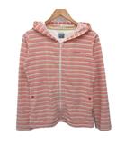 コロンビア Columbia パーカー フーディー フリース ボーダー ピンク M ■IBO91