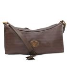 マリオヴァレンチノ マリオヴァレンティノ MARIO VALENTINO タグ付き ヴィンテージ ショルダーバッグ 総柄 ロゴ金具 茶 ブラウン ■WY