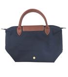 ロンシャン LONGCHAMP ル プリアージュ トートバッグ ハンドバッグ ナイロン ロゴ押印 青 ブルー ■WY
