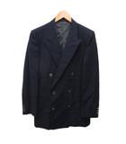 イヴサンローラン YVES SAINT LAURENT テーラードジャケット ブレザー 紺ブレ ダブル 3B ネイビー 約L