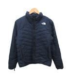 ザノースフェイス THE NORTH FACE 美品 サンダージャケット 中綿ジャケット アウター ロゴ ネイビー 150 ■IBO91