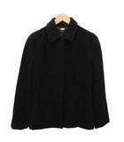 エフデ ef-de アンゴラ ウールコート ジャケット ショート 黒 ブラック 9 ■IBO91