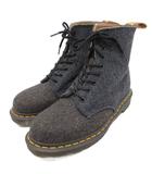 ドクターマーチン DR.MARTENS 美品 1460 PASCAL MOONFABRIC ムーンファブリック イングランド製 8ホール ブーツ ウール 7 26cm グレー 1F66