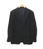 ヴェルサーチ ヴェルサーチェ VERSACE テーラードジャケット ブレザー シングル 2B オーバーサイズ 大きいサイズ 56 黒 ブラック 182BV0 ■IBO91
