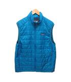 ナノパフベスト ジャケット PRIMALOFT 中綿 青 ブルー M ■IBO91