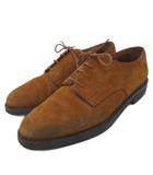 ジョルジオアルマーニ GIORGIO ARMANI ビジネスシューズ レザーシューズ スエード レースアップ プレーントゥ 7.5 茶 ブラウン ■IBO91