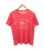 Tシャツ ロゴプリント 半袖 2 M 赤 レッド /FF ■IBO91
