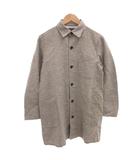 ブルーブルー BLUE BLUE シャツ カジュアル 麻 リネン 長袖 1 グレー /FF ■IBO91