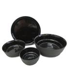  有田ポーセリン ラボ ARITA PORCELAIN LAB 有田焼 4P コニック 和食器 プレートお椀 黒 ブラック