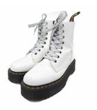 ドクターマーチン DR.MARTENS JADON 8ホール ブーツ サイドジップ ジップアップ 厚底 プラットフォーム UK5 24cm 白 ホワイト ■IBO96