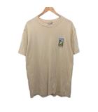 × Jack Kerouac ジャック ケアルック Tシャツ カットソー 半袖 プリント ベージュ M ■IBO96
