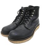 レッドウィング REDWING 6-inch Classic Round 8165 ワークブーツ プレーントゥ レースアップ 6インチ UK10 黒 ブラック
