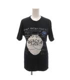 IKON Tシャツ カットソー 半袖 クルーネック プリント ダークネイビー /TQ