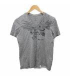 アルマーニエクスチェンジ A/X ARMANI EXCHANGE Tシャツ 半袖 刺繍 イーグル 鷲 グレー XS