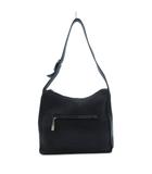 ダナキャラン DONNA KARAN ショルダーバッグ レザー シボ加工 2way 黒 ブラック /SX ■IBO100