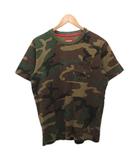 シュプリーム SUPREME 14SS ポケットTシャツ 半袖 迷彩柄 カモフラージュ柄 S カーキ ■IBO100