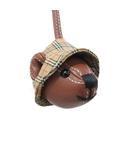 バーバリー BURBERRY トーマスベア ノバチェック ヘッドチャーム バッグチャーム アクセサリー 小物 茶 ブラウン ベージュ ☆AA★