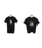  メソピアノ mezzo piano 美品 半袖ワンピース 半袖Tシャツ 2点セット まとめ売り M 黒 ブラック /OB
