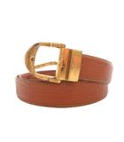 ルイヴィトン LOUIS VUITTON サンチュール クラシック エピ ベルト キャメル /SX ■IBO103