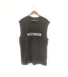 ハーレーダビッドソン HARLEY DAVIDSON ロゴノースリーブカットソー Tシャツ XL チャコールグレー 黒 /MI ■OS ■SH