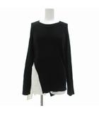 エレンディーク ELENDEEK COMBI BLOUSE KT プルオーバー リブニット シャツコンビネーション 長袖 F ブラック /UO