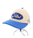 セントマイケル SAINTMICHAEL CAP BBY MICHAEL キャップ ベイビーマイケル 帽子 メッシュ 切替 ロゴ S 白 ホワイト 青 ブルー SM-S22-0000-057 /BB