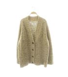 メゾンマルジェラ 4 Maison Margiela 4 メゾンマルジェラ 14 23AW SI0GP0004 ボタニカルダイアルパカ ウール ニットカーディガン ミックスニット S ベージュ /MI ■OS