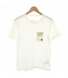 メゾンマルジェラ 10 Maison Margiela 10 マルタンマルジェラ 18SS ステレオタイプ STEREO TYPE Tシャツ カットソー クルーネック 半袖 44 白 ホワイト S50GC0499 /YT