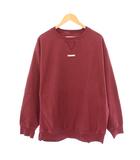 メゾンマルジェラ 10 Maison Margiela 10 スウェット トレーナー 長袖 クルーネック L 赤 レッド /BB