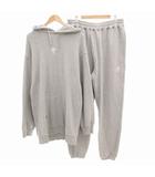  Politics セットアップ スウェット パーカー パンツ イージー ルームウェア パジャマ ロング 長袖 XL グレー /FF