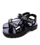 セリーヌ CELINE LEO STRAPPY レオ ストラッピー サンダル 42 黒 /KH