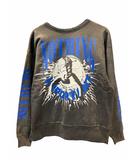 セントマイケル SAINTMICHAEL ×KOUSUKEKAWAMURA タグ付き KK_CREWSWEAT スウェット トレーナー プルオーバー M 黒 ブラック