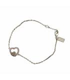 コーチ COACH ブレスレット アクセサリー バングル Silver925 ロゴ ラインストーン ハート シルバー色 ■GY18 /MQ