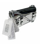 エムエムシックス メゾンマルジェラ MM6 Maison Margiela タグ付き 25SS BRACELET BAG ブレスレット バッグ スモール ショルダーバッグ  銀色 シルバーカラー SB6WG0018 ☆AA★