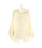 ワイズ Y's ヨウジヤマモト DAMAGE PROCESSED STRIPE JERSEY HOODED PULLOVER ニットパーカー プルオーバー 2 ライトベージュ /ES ■OS ■SH