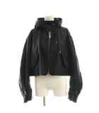 サカイ sacai Quilted Blouson ブルゾン ジャケット クロップド丈 ナイロン 1 黒 /MI ■OS ■SH