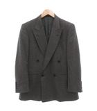 バーバリーズ Burberrys ヴィンテージ テーラードジャケット 総裏地 ダブル ピークドラペル ダークグレー 秋冬 /AE ■GY47