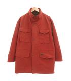 バーバリーズ Burberrys ヴィンテージ コート ロゴ ライナー付 ミドル ハーフ丈 LY 赤 レッド /AE ■GY47
